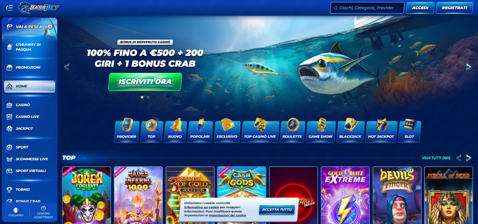 Bassbet casino non AAMS