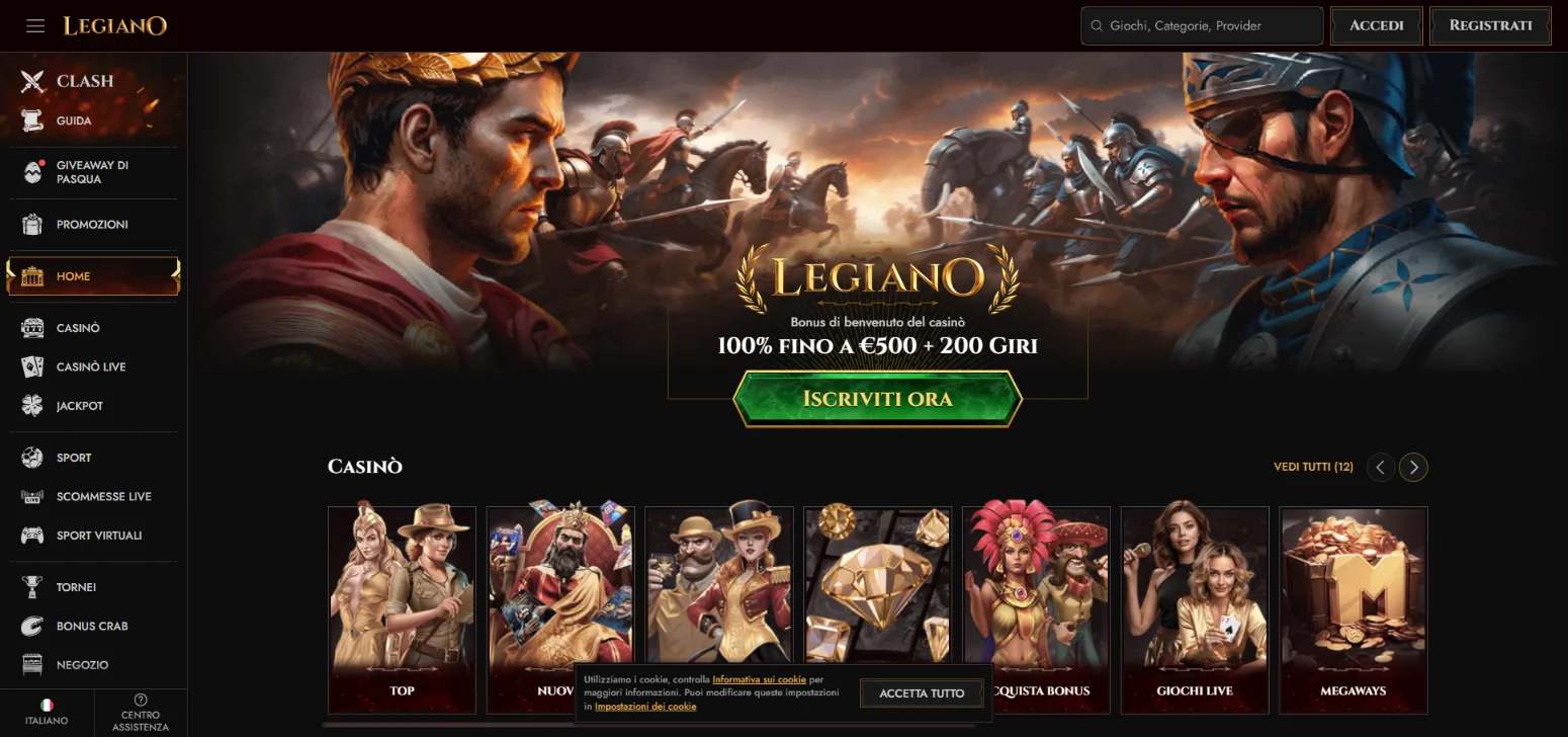 Legiano casino non AAMS